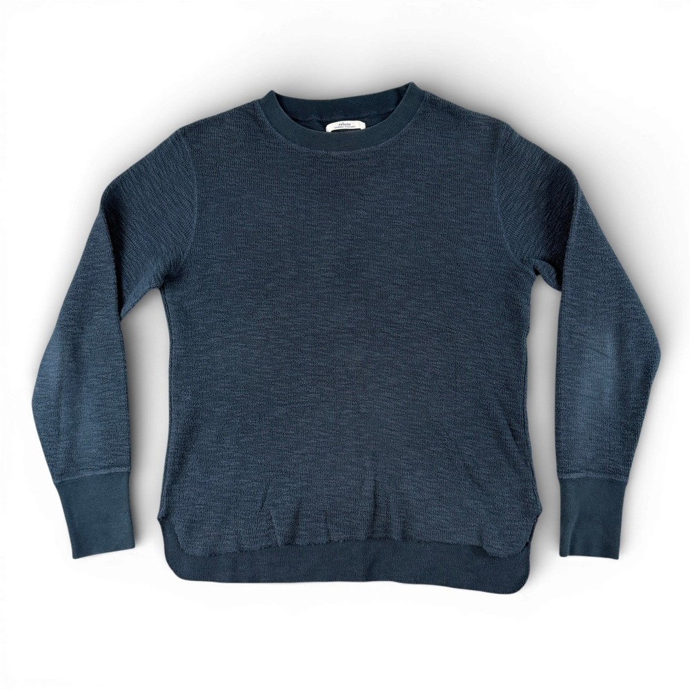Relume Journal Standard Sweatshirt Mens‎ S Blue Crewneck Long Sleeve Pullover
